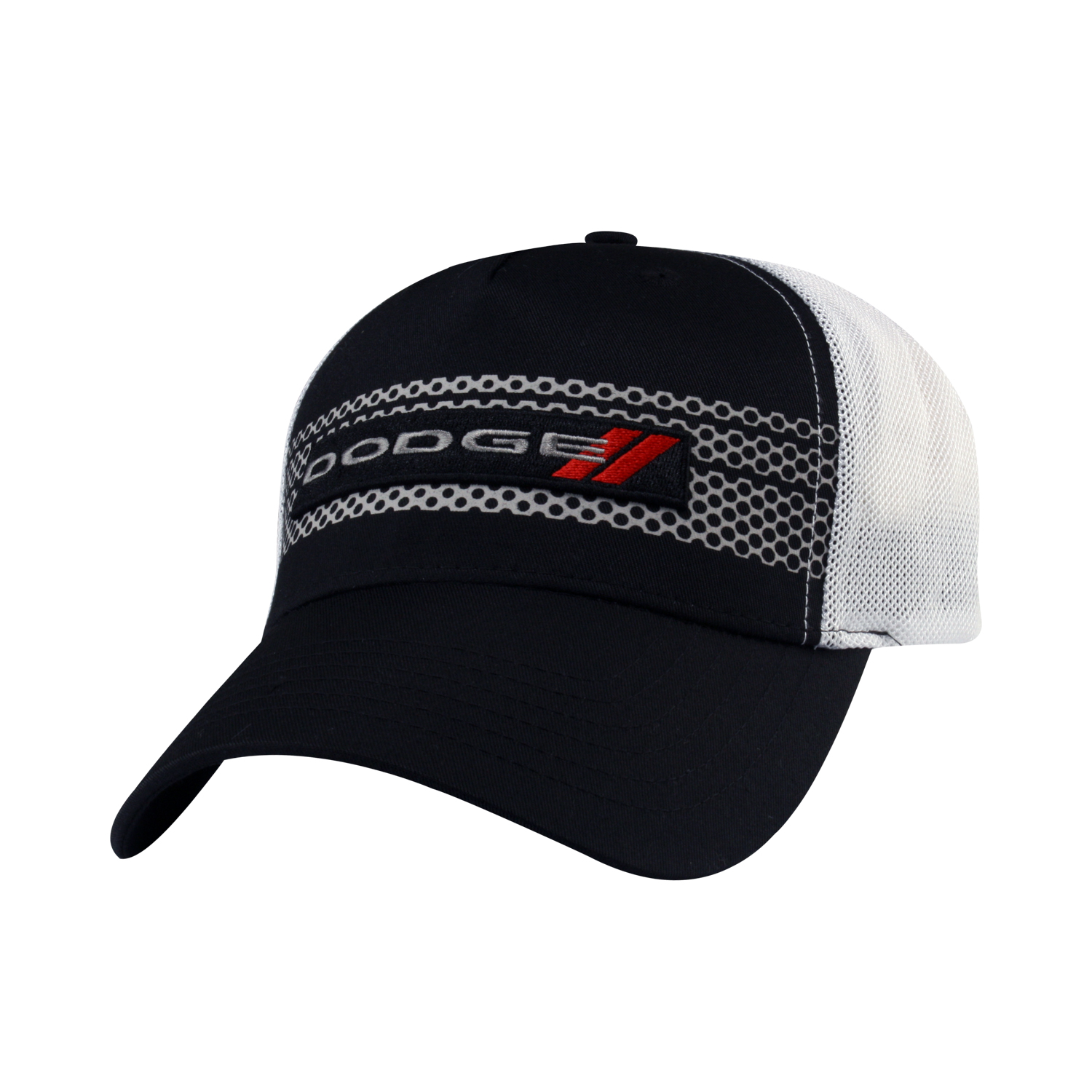 Embroidered Patch Mesh Cap